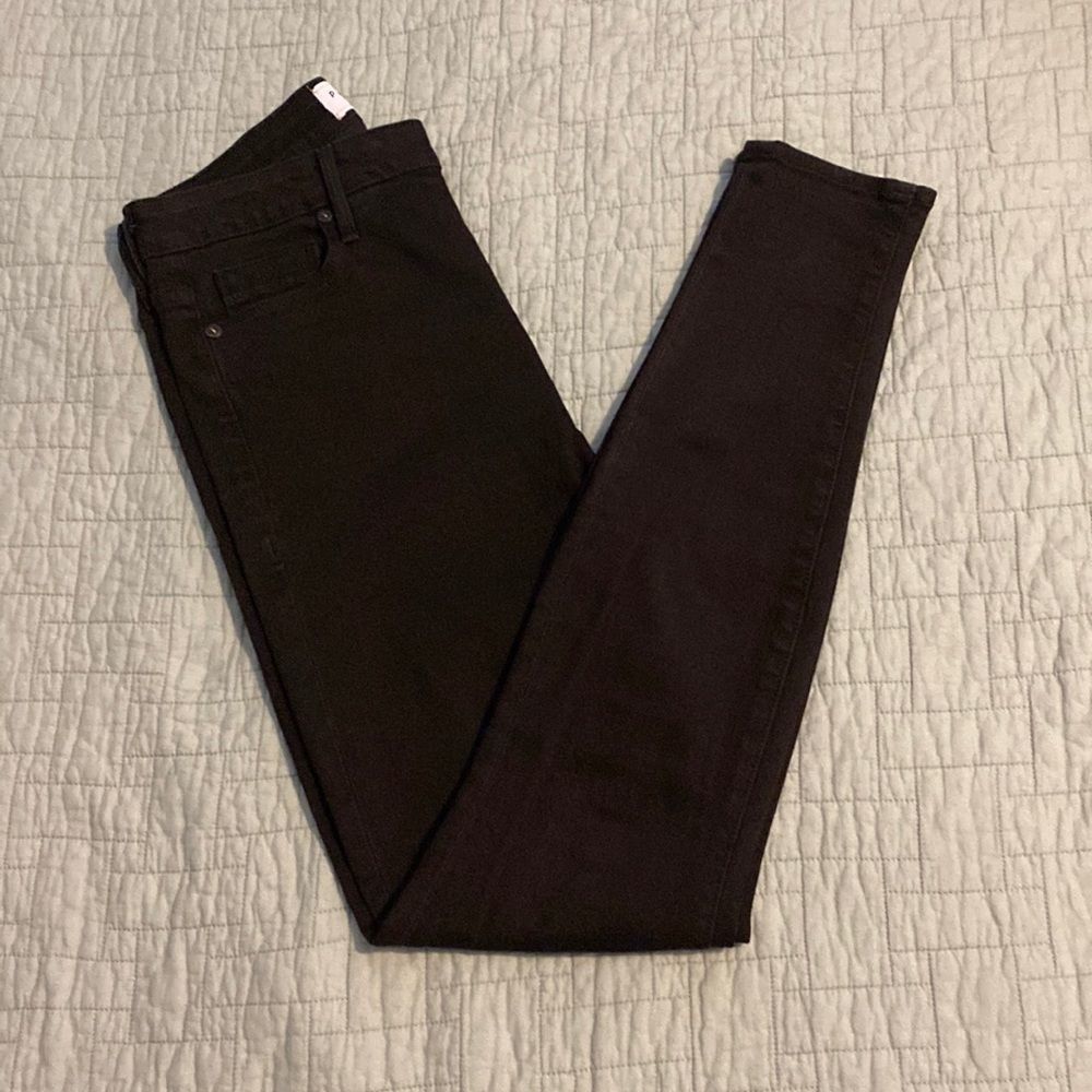 𝅺PARKER Smith Black Skinny Jeans High Waist Women’s Size 6/28 - Picture 2 of 11